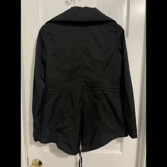 BCBGeneration Black Raincoat/Utility Jacket - Size S - Picture 4 of 9